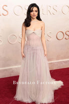 Rachel Zegler strapless tulle 2025 Oscars red carpet dress