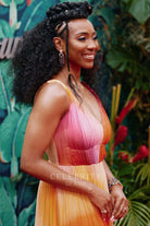 Adrianna Hicks ombre v neck gown tony awards 2023