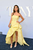 Alana Lintao daffodil lace strapless formal dress 2024 tony awards