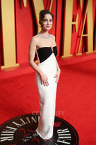 Alba Baptista floor length prom dress 2024 Oscars after party