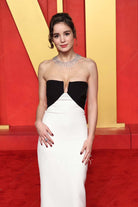 Alba Baptista strapless prom dress 2024 Oscars after party