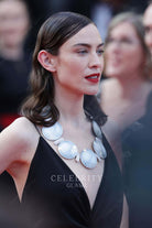 Alexa Chung spaghetti straps dress Cannes Film festival 2023