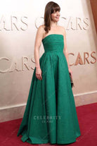 Alice Brooks 2025 Oscars red carpet straight across formal dress