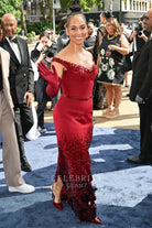 Alicia Keys back slit prom dress 2024 Tony awards