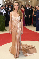 Amber Heard fit fare 2016 met gala dress 
