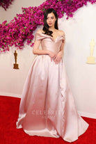 Amber Midthunder a line prom dress 2024 Oscars red carpet