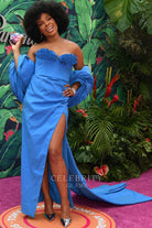Amber Ruffin blue panel train dress 76th annual tony awards