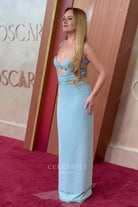 Amelia Dimoldenberg 2025 Oscars red carpet cutout dress