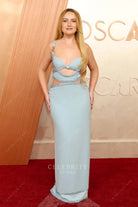 Amelia Dimoldenberg floor length 2025 Oscars red carpet dress