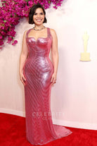 America Ferrera fit flare prom dress 2024 Oscars red carpet