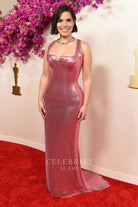 America Ferrera sweep train prom dress 2024 Oscars red carpet
