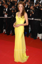 Angelina Jolie chiffon dress ocean's 13 premiere 2007
