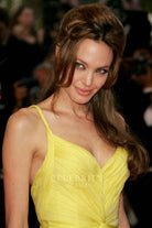 Angelina Jolie v neck dress ocean's 13 premiere 2007