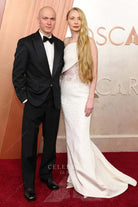 Anna Shevchuk 2025 white mermaid  Oscars red carpet dress