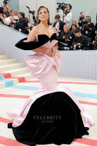 Ashley Graham sweetheart neck 2023 met gala dress