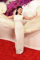 Ashley Yi floor length prom dress 2024 Oscars red carpet
