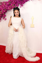 Ashley Yi sheath prom dress 2024 Oscars red carpet
