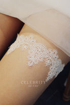 baroque lace bridal garter