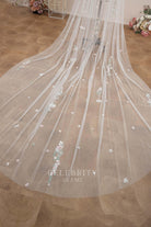 beaded botany lace wedding cape