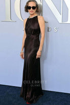 Bebe Neuwirth chocolate floor length prom dress 2024 Tony awards