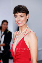 Bérénice Bejo double straps prom dress Cannes red carpet 2024