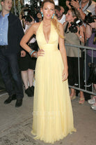 Blake Lively a line prom dress new York premiere of savages 
