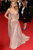 Blake Lively dusty rose prom dress 2014 met gala