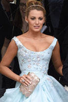 Blake Lively floral lace prom dress Cannes red carpet 2016
