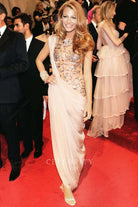 Blake Lively nude long prom dress met gala 2011 