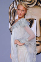 Blake Lively one sleeve prom dress bafta brits watch gala 2011