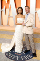 Brenda Song ivory 2025 sheath Vanity fair party dress