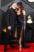 Brianna LaPaglia thigh slit prom dress Grammys red carpet 2024