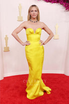 Brittany Snow fit flare prom dress 2024 Oscars