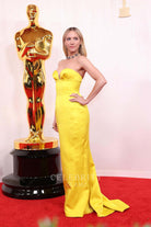 Brittany Snow sweep train prom dress 2024 Oscars
