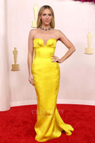 Brittany Snow sweetheart prom dress 2024 Oscars