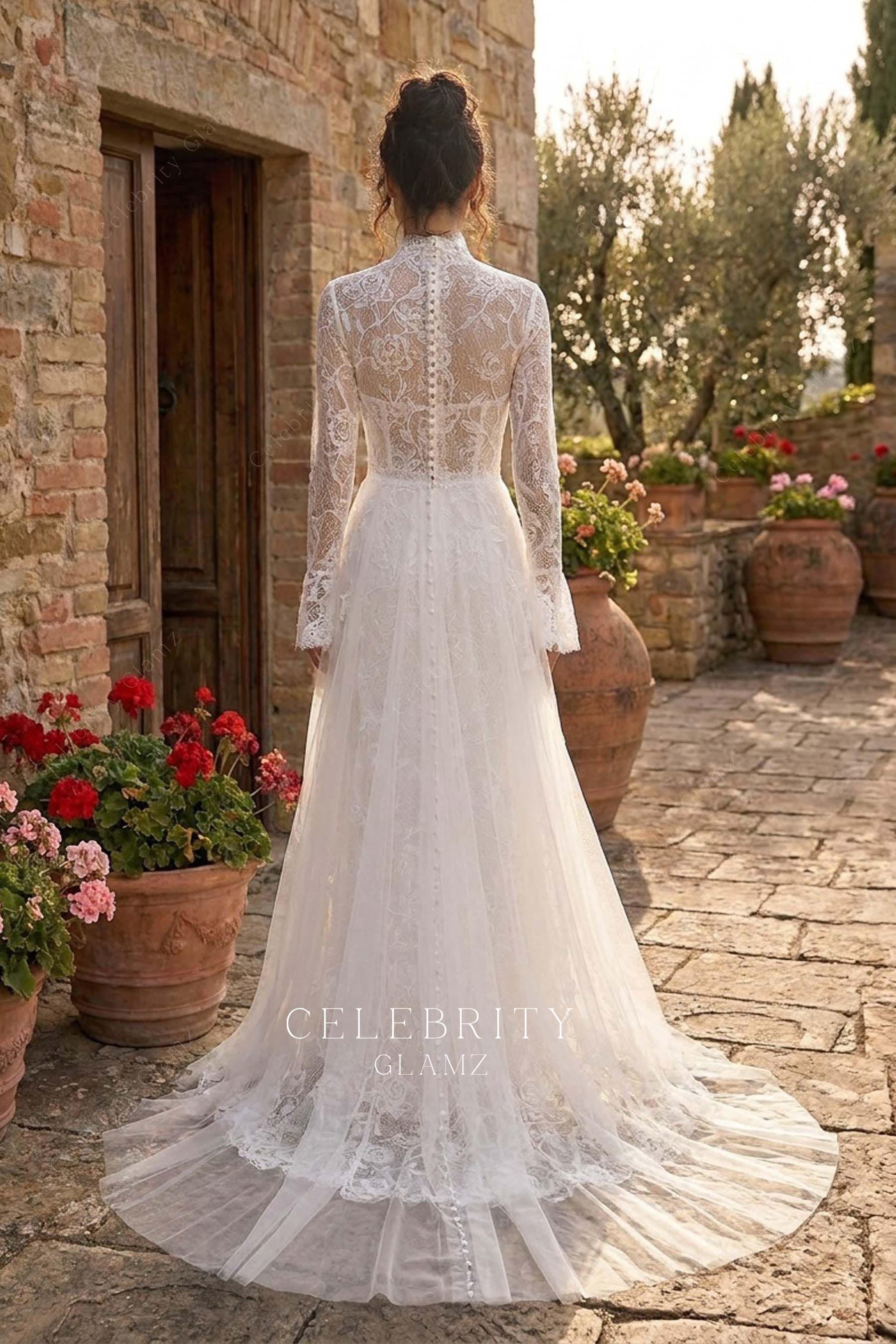 buttoned a line illusion tulle overskirt 