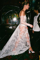 Camille Charrière exquisite lace wedding dress