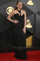 Carly Pearce floor length prom dress 2024 Grammys red carpet 2024