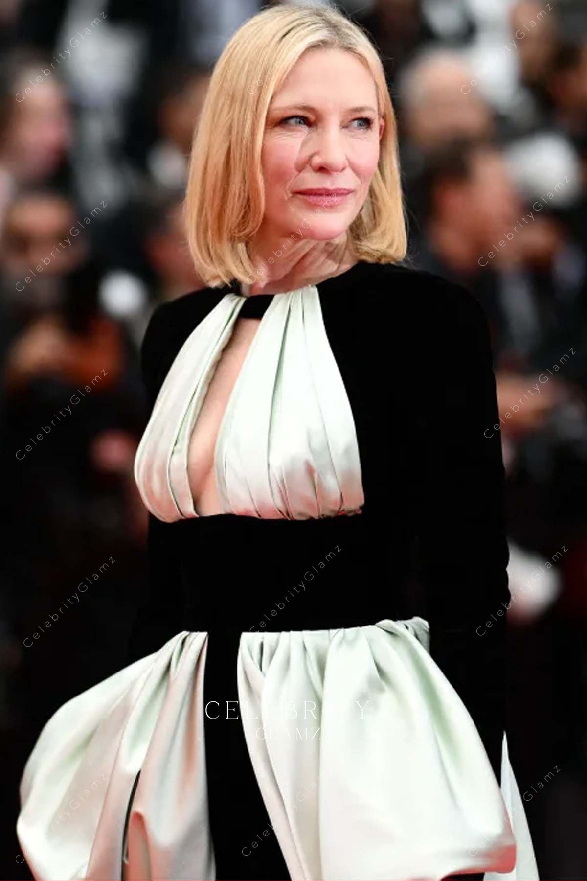 Cate Blanchett keyhole formal dress 2023 Cannes film 