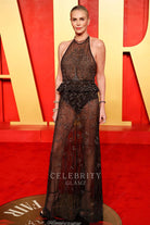 Charlize Theron halter prom dress 2024 Oscars after party
