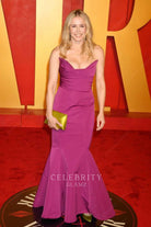 Chelsea Handler strapless prom dress 2024 Oscars after party
