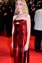 Chloe Fineman high slit formal dress Cannes film festival red carpet 2024