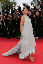 Claire Holt blue halter 2023 Cannes film festival