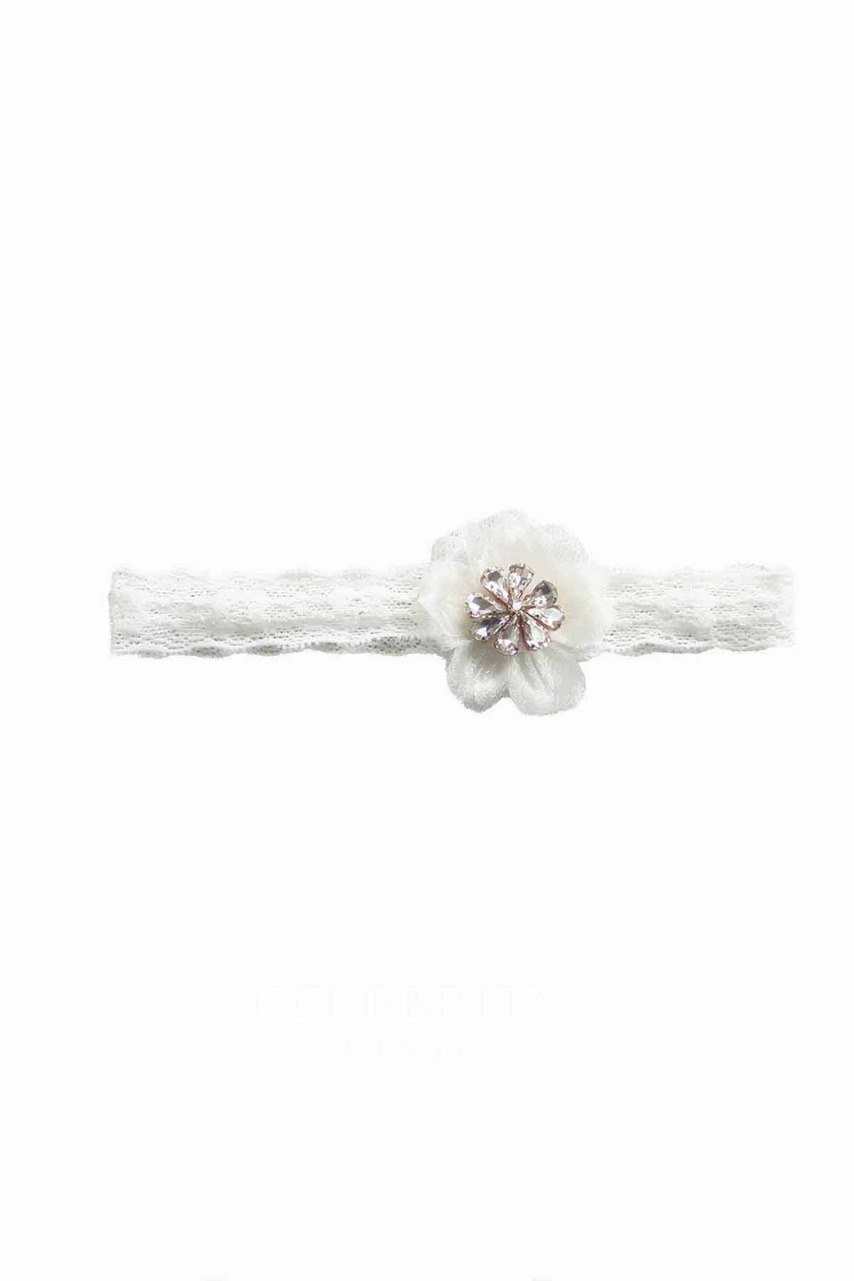 crystals elastic lace bridal garter 