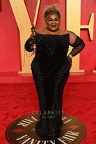 Da'Vine Joy Randolph strapless prom dress 2024 Oscars after party