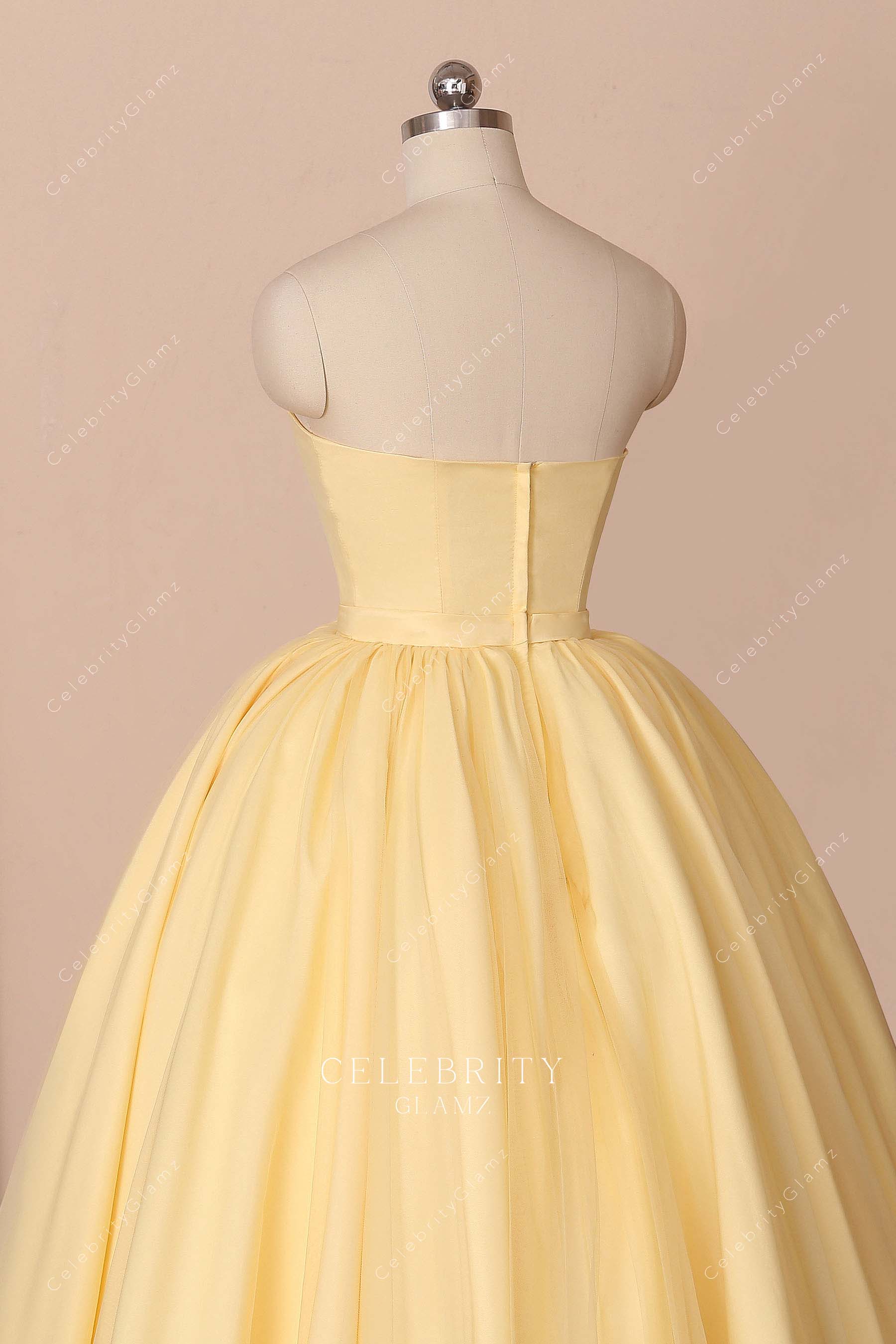 daffodil backless Quinceanera Ball gown