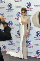 dani wakler mermaid miss world america host dress