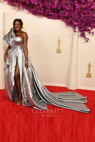 DJ kiss panel train prom dress 2024 Oscars red carpet