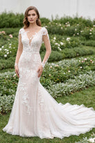 dreamy mermaid lace bridal dress