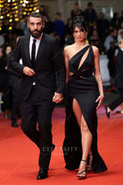 Dua Lipa black prom 2023 Cannes film festival dress 
